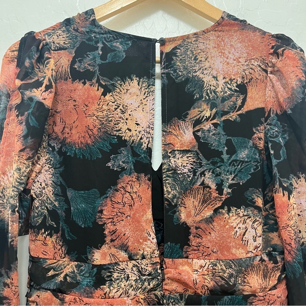 Chelsea28 Split Long Sleeve Tiered Dress Size S - Picture 7 of 8